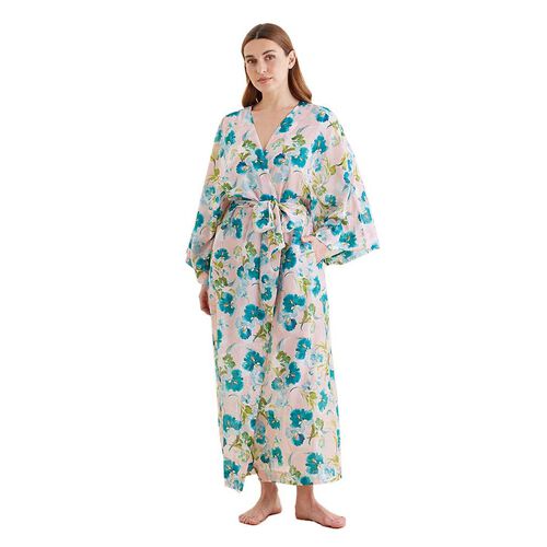 Papinelle Audrey Floral Kimono Maxi Robe